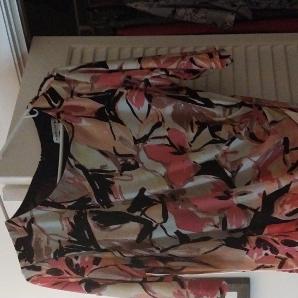 Madison &Leigh dress, orange and black dress, size 12